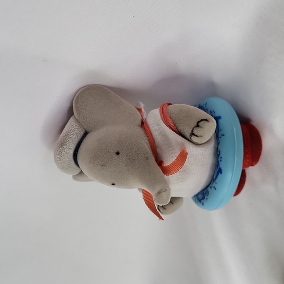 Babar Flocked Elephant Sailor with swim tube vintage 60s? Rare - Picture 1 of 9
